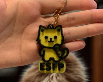 ESFP | MBTI Personality Cat Keychains - Find Your Purr-fect Match! |  STL file