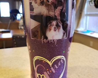 Custom 30 oz Modern Curve Tumbler Personalize with your photos