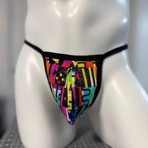 Men’s string bikini, Bold Rave Underwear, Festival Ready