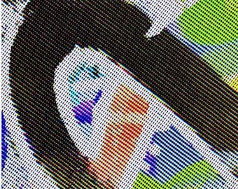Abstract, op-art, pop art, comic book modern art.