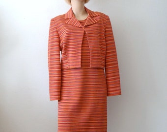 1960s Missoni Dress & Jacket / knit sheath dress with bolero / designer vintage from Italy