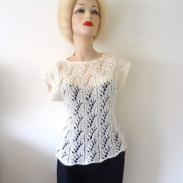 1980s Steve Fabrikant Black Sweater Dress