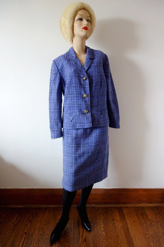 1960s plaid suit vintage - Gem