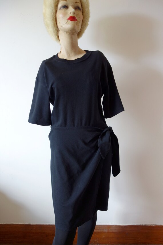 1990s DKNY T-shirt Wrap Dress - Etsy 1990s DKNY T-shirt Wrap Dress - Etsy