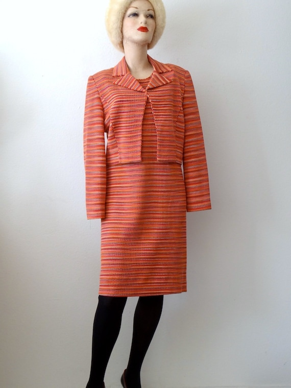 1960s Missoni Dress & Jacket / knit sheath dress w