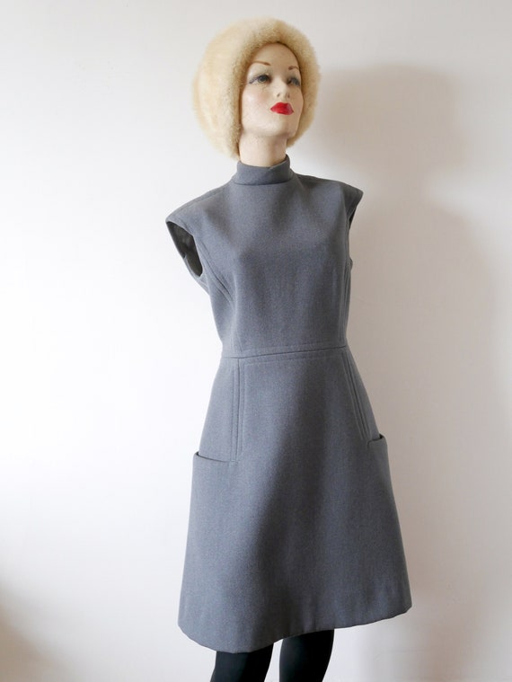 1960s Dress and Coat Set | Damselle mod vintage p… - image 3