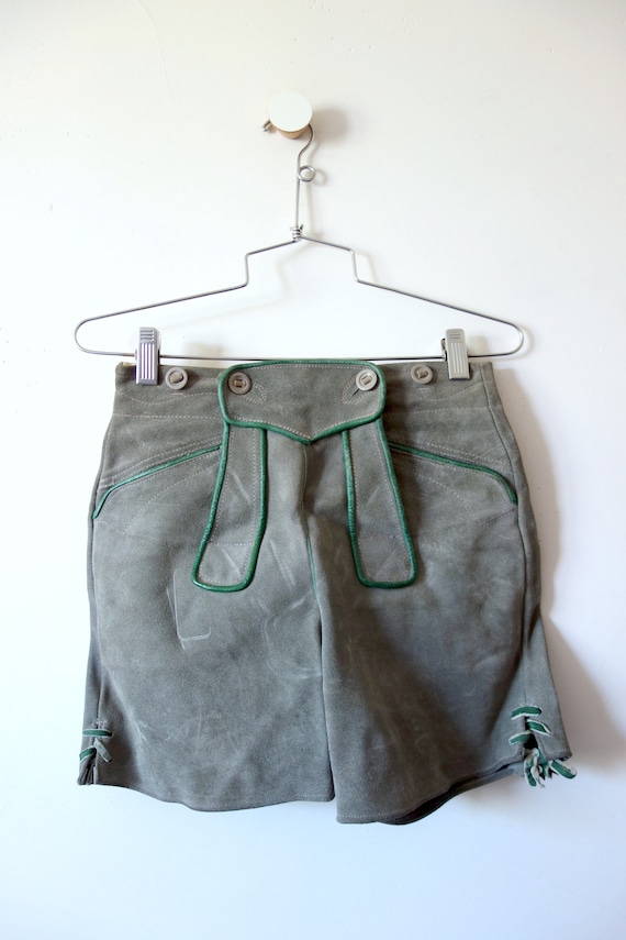 Vintage Lederhosen | Suede Leather Shorts | Tradi… - image 2