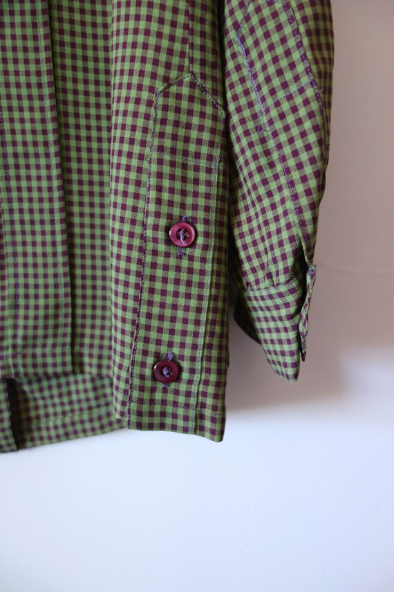 Vintage 1940s Rayon Jacket | Saréze of Miami ging… - image 6