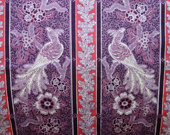 Tela vintage Schumacher - 5 yardas Stuyvesant Stripe - Una tela de Sleepy Hollow Restorations