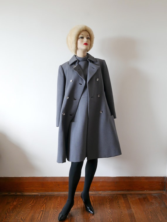 1960s Dress and Coat Set | Damselle mod vintage p… - image 1