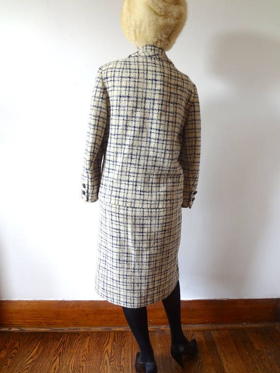 1960s Wool Suit vintage Davidow Jackie O style ja… - image 3