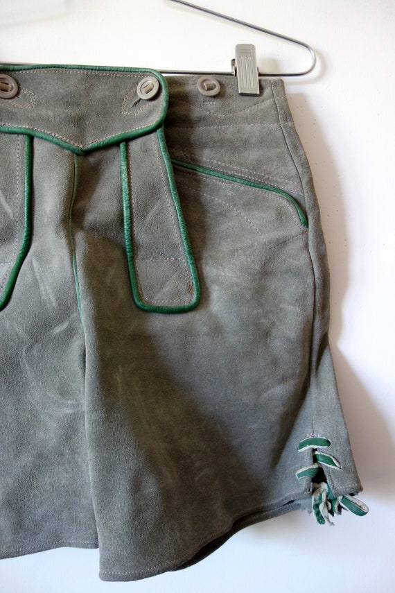 Vintage Lederhosen | Suede Leather Shorts | Tradi… - image 3