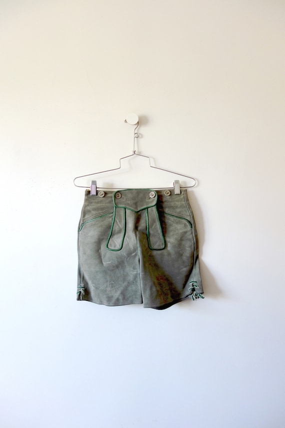 Vintage Lederhosen | Suede Leather Shorts | Tradi… - image 1