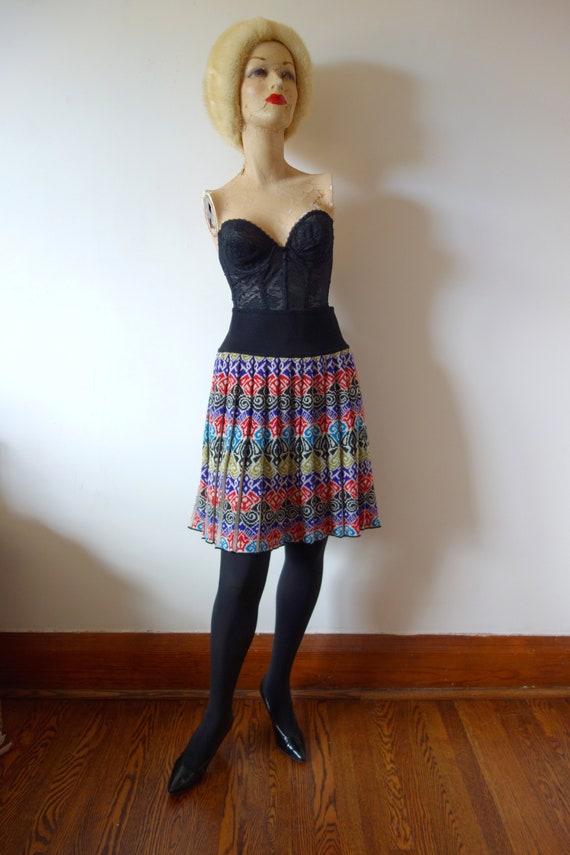 Vintage Missoni Knit Mini Skirt - image 3