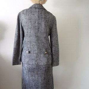 Traje vintage de la década de 1960 - falda y chaqueta - atuendo de oficina de hombres locos imagen 5