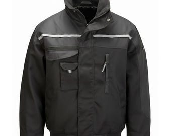 Chaqueta bomber de trabajo resistente para hombre, ideal para bricolaje y uso doméstico.