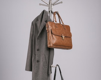 Cabideiro de latão personalizado – Organizador moderno para hall de entrada, suporte para casacos e chapéus, cabideiro de entrada com inspiração vintage