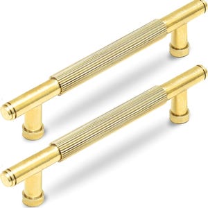 Brass Antique Door Handle, Door Handles for Main Door, Brass Door Pull Handle - 1 Pcs