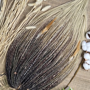 DE Dreads & Braids Set • 60 Double-Ended Extensions • Reusable Synthetic Hair • Choose Set Size