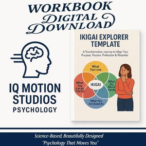 Ikigai Workbook – Find Your Purpose & Career Alignment