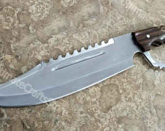 Knives Handgefertigte Bowie-Messer Custom Jagd Hard-Tool-Stahl Messer und Scheide Weihnachtsgeschenke, Geschenk für Männer, Geschenk für Freund