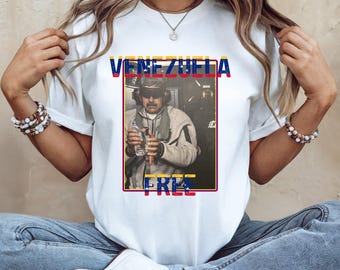 Venezuela Shirt, Venezuela Free T-Shirt, Justice for Venezuela Tee, Venezuelan Pride Apparel, Political shirt