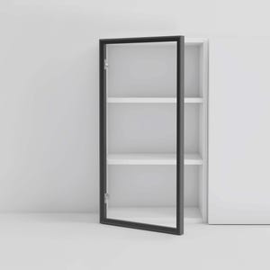 Glass Cabinet Doors | Custom Glass Door for Existing Cabinets, Paneling or Built-In Niches (Assembled and Ready-to-Install)