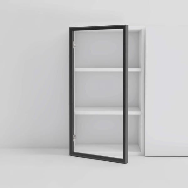 Glass Cabinet Doors | Custom Glass Door for Existing Cabinets, Paneling or Built-In Niches (Assembled and Ready-to-Install)