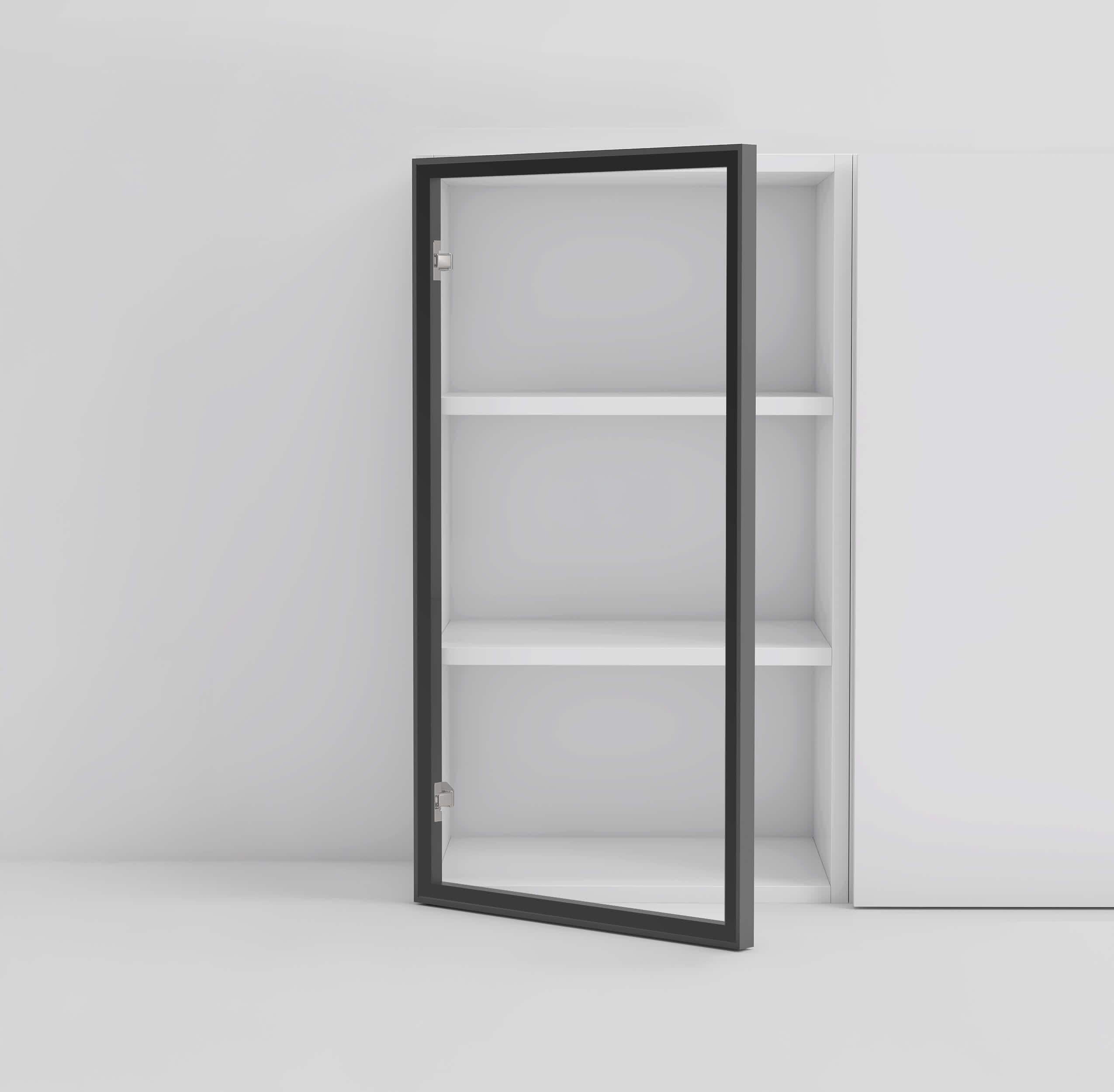 Glass Cabinet Doors | Custom Glass Door for Existing Cabinets, Paneling or Built-In Niches (Assembled and Ready-to-Install)