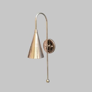 Italian Bedroom or living area wall sconces, Unique Handmade Brass Wall Sconce