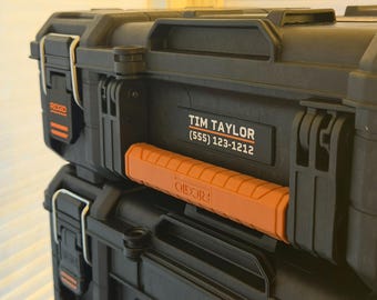Etiqueta adhesiva personalizada/placa de identificación para RIDGID Pro Gear 2.0