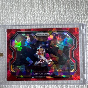 LeBron James rotes gesprungenes Eis prizm KOBE TRIBUTE EXKLUSIV!!