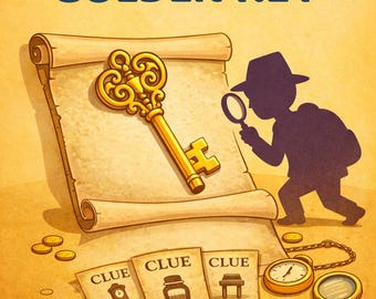 Printable Detective Game – Museum Mystery Adventure for Kids (Instant Download)