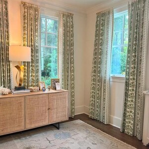 Handgeknüpfter, moderner Oushak-Teppich, dezenter, neutraler Teppich mit blauen und grünen Akzenten, handgefertigter Wollteppich für das Wohnzimmer, großes, individuelles türkisches Design Bild 2