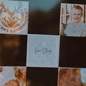 9 Custom Photo Magnets - refrigerator magnets