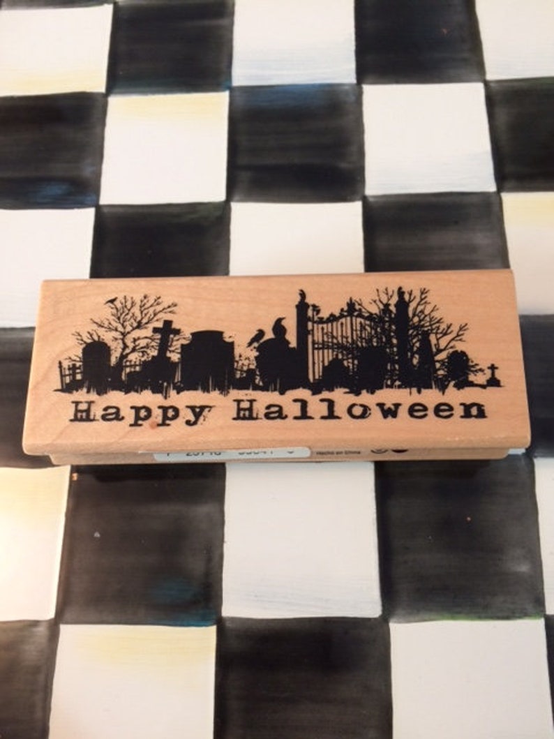 New Condition Halloween Theme Rubber Stamp Low Price