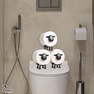 Sheep toilet paper holder funny toilet paper holder Bathroom Decor Toilet Roll Holder Toilet decoration Bathroom Accessories