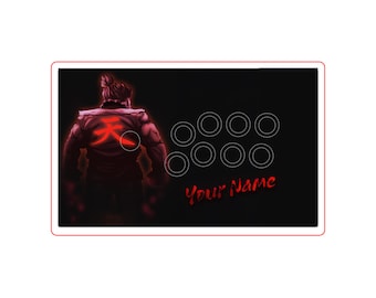 Mad Catz Arcade Fightstick TE2 Custom Artwork (ONLY) KAZUYA X