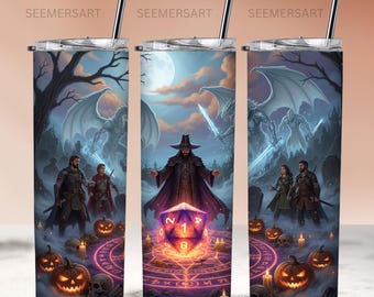 Design par sublimation de gobelet Dungeon Master D&D : 20 oz PNG (téléchargement numérique)