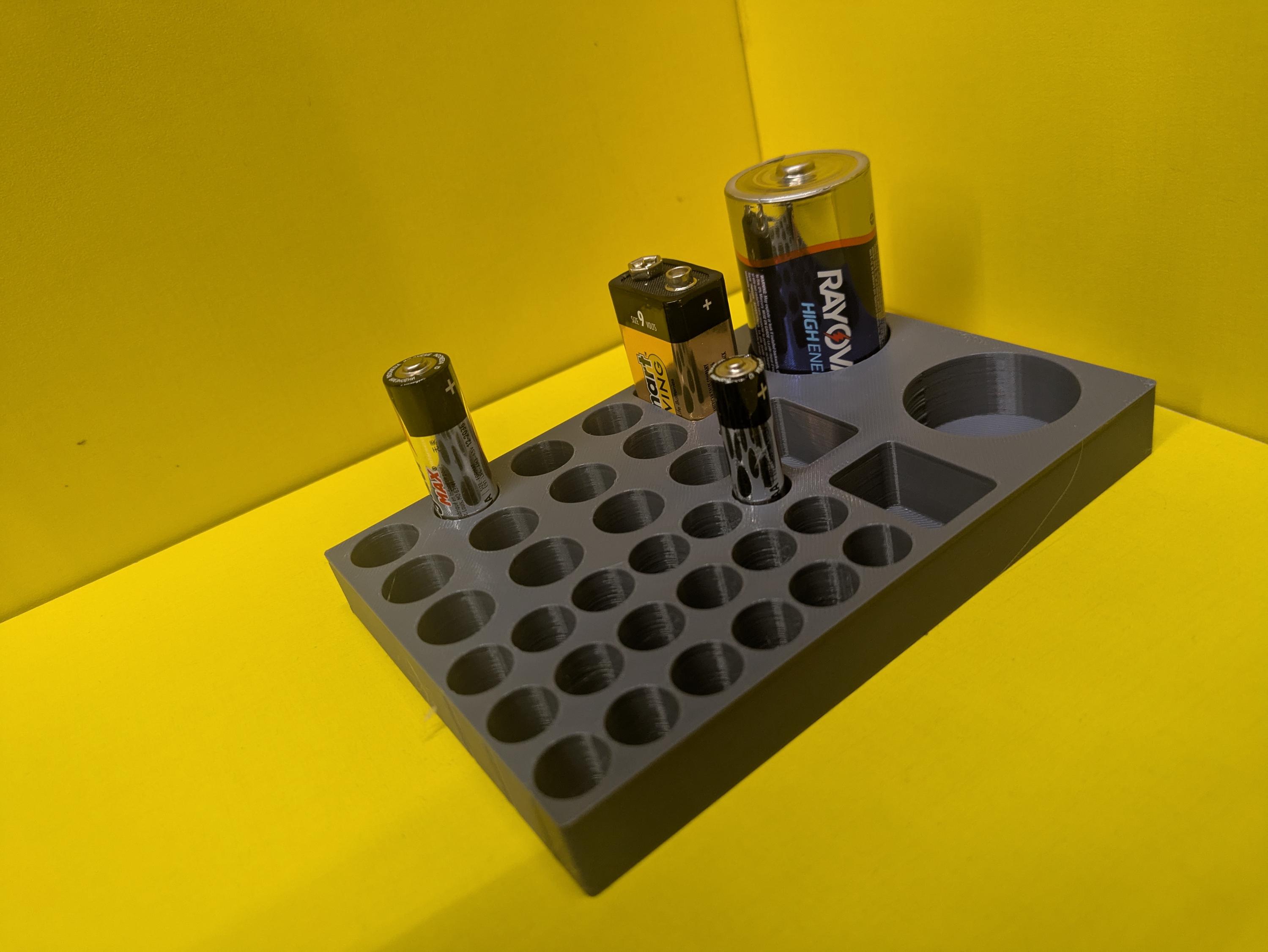 Goldwell Color Storage Racks 3D Printed Battery Organizer: Custom Color Storage Rack for All Main ...
