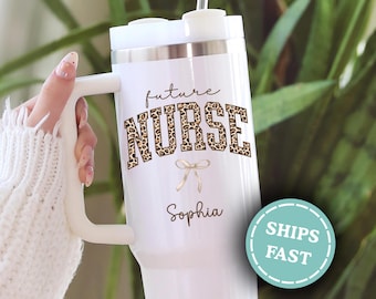 Future Nurse Tumbler, Student Nurse Tumbler, Nursing Student Cup, Nursing Student Travel Mug, Nurse Graduation Gift, Nurse Appreciation Gift