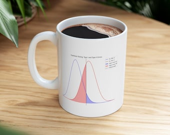 Statistical Hypothesis Testing Mug: Gift for Math Teacher, Statistician