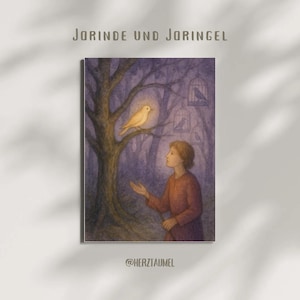 Jorinde und Joringel – Märchenkarte für den Jahreszeitentisch | Märchentisch