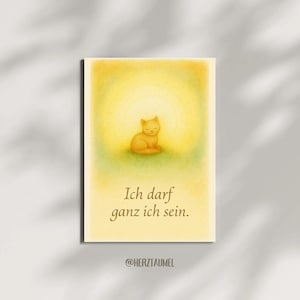 Affirmationskarte für neurodiverse Kinder: „Ich darf ganz ich sein“ – ADHS Autismus HSP