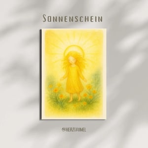 8er-Kartenset „Wetterkarten“ | Waldorf-inspirierte Aquarellkarten  | Sonne, Regen, Schnee, Nebel, Wind, Gewitter, Wolken, Regen