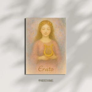 Erato – Muse der Liebe | Herztaumel-Kunstkarte