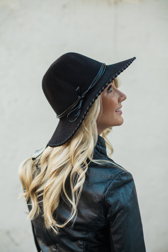 long fedora hat