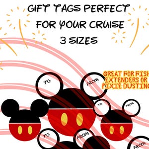 Mouse Gift Tags for Fish Extender Pixie Dusting