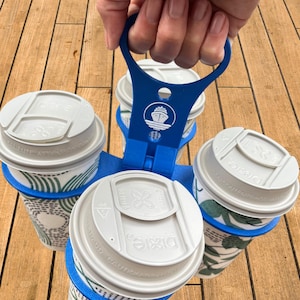 Personalized Folding Cup Carrier: Cruise, Fast food, & Sports