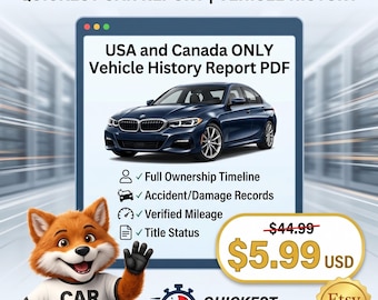 Full Vehicle History PDF | USA & Canada | Quickest Car Report